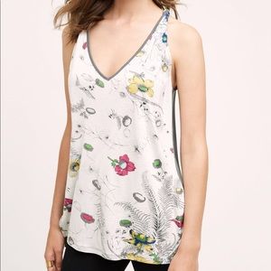 Anthropologie Tiny Sorcha Floral Tank Medium